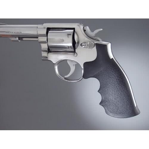 Hogue Smith & Wesson K Or L Square Butt Rubber 10000 - Shooting Accessories